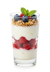 Yogurt Parfait Freshness in Glass