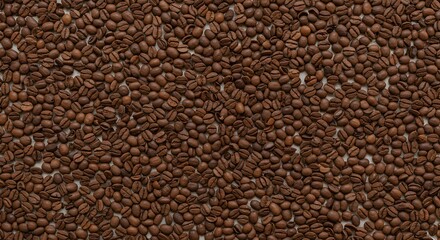 Roasted Coffee Beans Background Texture