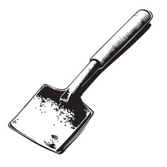 shovel isolated on white