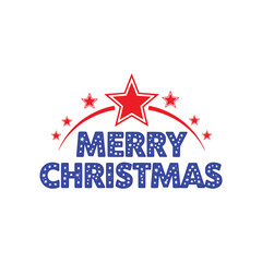 Obraz premium Christmas tree logo vector template