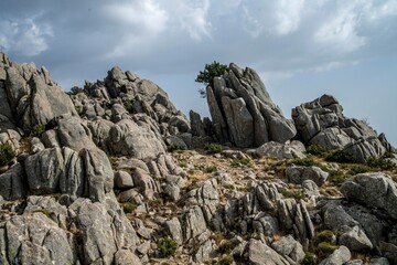Granite Rock Formation with Natural Texture