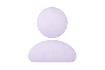 Simple and generic user icon, perfect for representing an anonymous person or placeholder in digital interfaces