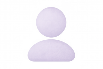 Simple and generic user icon, perfect for representing an anonymous person or placeholder in digital interfaces