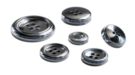 Metal buttons