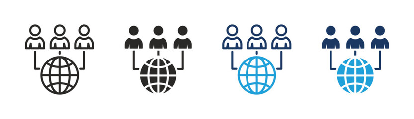 Set of outsourcing Icon collection in Multiple Style. Icon suitable for web and mobile application.