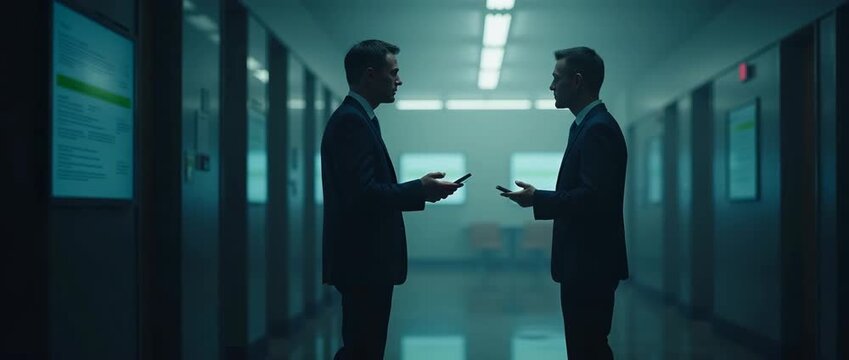 Exploring Refined Diplomatic Backchanneling: Secret Dialogues & Covert Negotiations in Subtle Statecraft - Photo Stock Concept