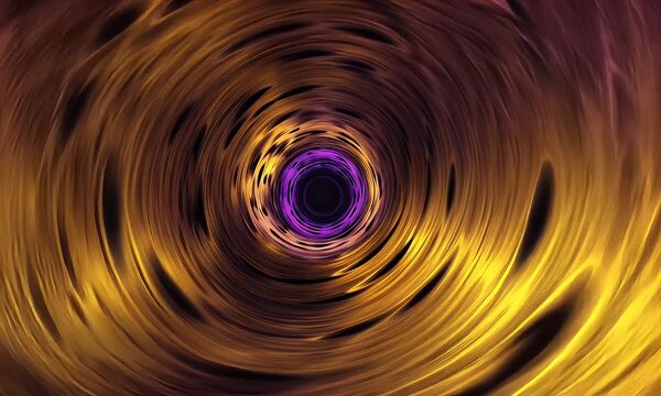 Mesmerizing video of a living tunnel structure shifting with vibrant tones and endless abstract fractal mutations