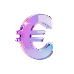 Fototapeta premium Dynamic Euro Symbol Graphic Design, Financial Concept, Digital Art, Modern Style, Creative, Abstract Viewpoint