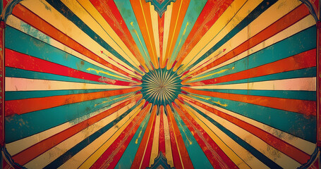 Abstract sun ray star burst backgrounds. Royalty high-quality free best stock of circus background, spiral retro rays vector pattern, grunge texture, circus, carnival, summer fair, chapiteau backdrop
