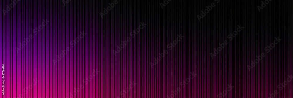 Poster abstract background with vertical stripes creating a purple to black gradient pattern. digital textu