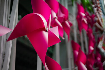 Vibrant Wind Spinners Celebrating Summer