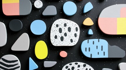 Abstract Art: A Collection of Geometric Shapes