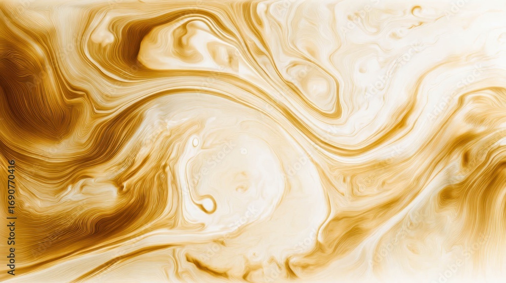 Aufkleber abstract swirls of warm beige and cream tones create captivating textures and patterns in artistic f