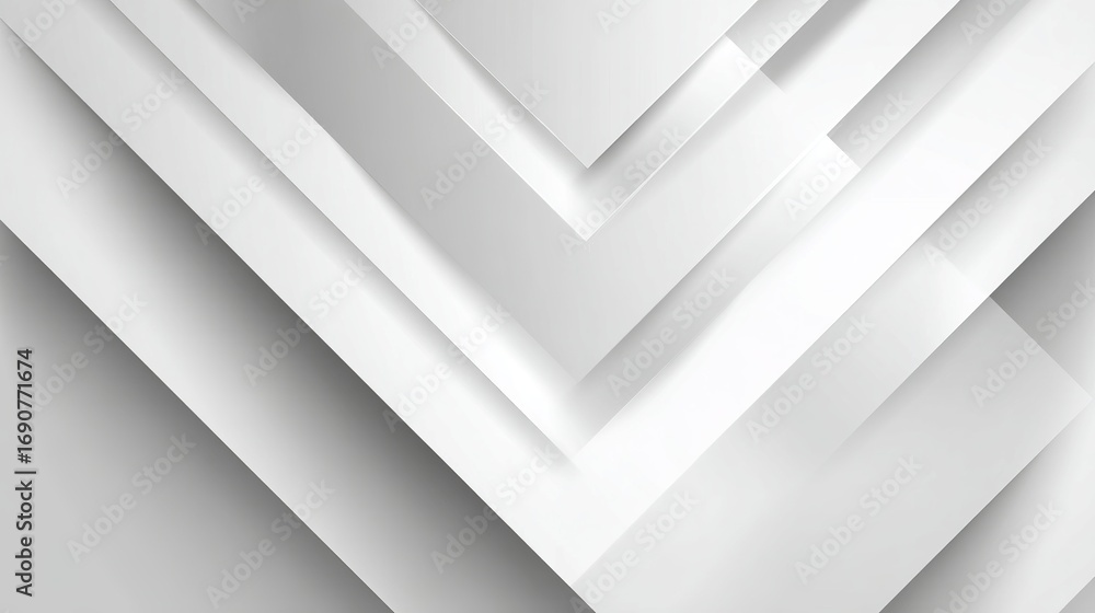 Poster abstract geometric background with paper layers displaying modern futuristic style, soft light and e