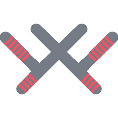 Obraz premium Baton Icon