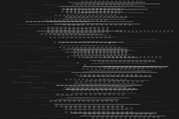 Glitch digital pixel noise, damage corrupted signal. Cyberpunk digital texture. Disintegration video effect. Tv screen background. Video rewind texture no signal 