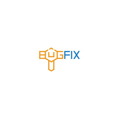 Bug fix text logo idea.