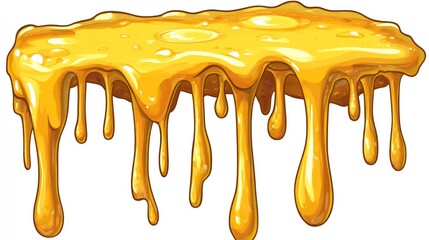Melted cheese drizzle