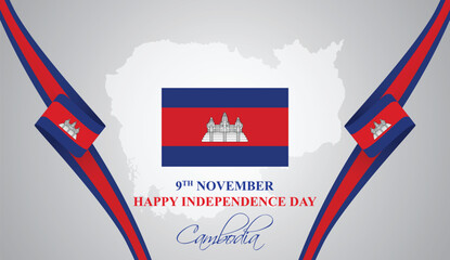 cambodia independence day poster design