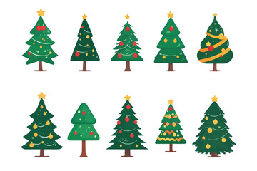 Christmas Trees Vector Bundle