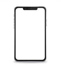 Modern Smartphone with Blank Screen Display