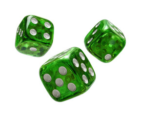Rolling green dice game casino digital fun