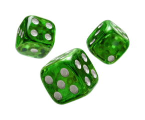Rolling green dice game casino digital fun