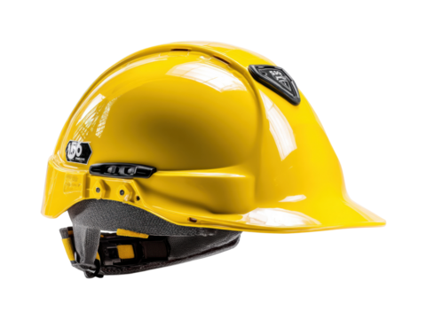 Construction safety gear yellow hard hat job site product