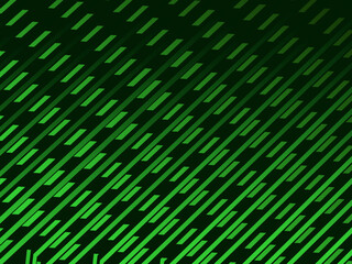 Futuristic green lines abstract background. Geometric green lines form abstract vector background. Green modern background.