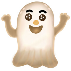 Baby ghost in Halloween 