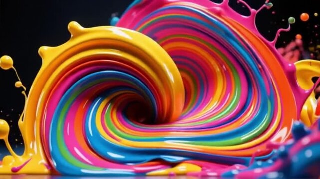 Explosion von Farben &ndash; Ein visuelles Spektakel