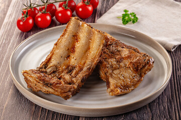 Steamed pork ribs with spices