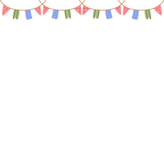 Cute flag decoration