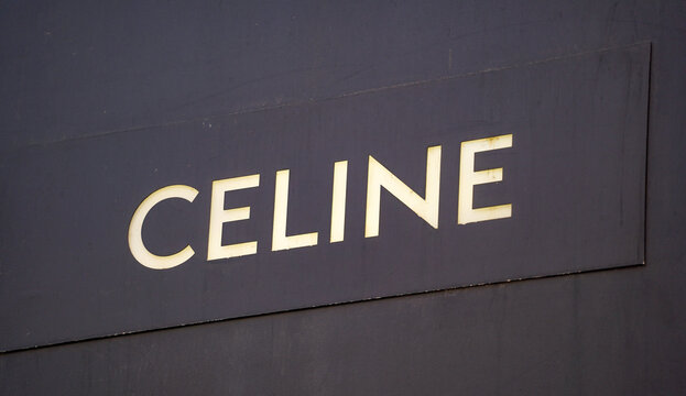 Celine logo. Photo taken in Rome, Italy, on August 17, 2025.