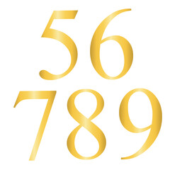Golden Number, Luxury Numeric Design