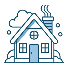 Winter House Icon