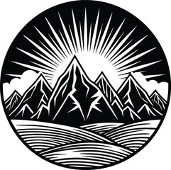 Abstract geometric pattern with dynamic light rays and subtle textures transparent background