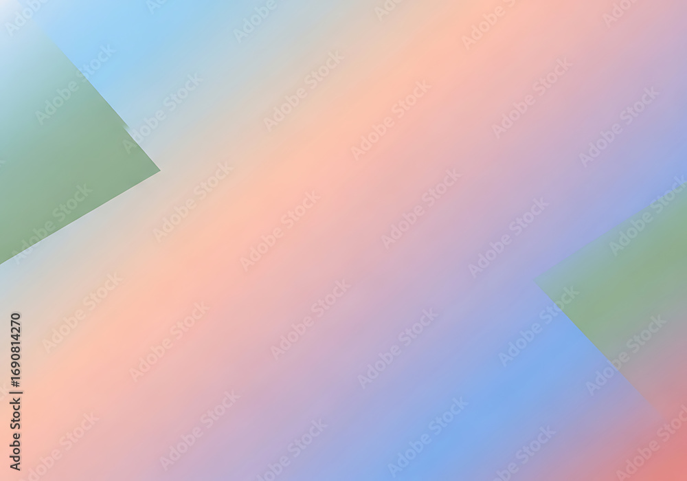Aufkleber modern pastel gradient background with geometric color blocking design