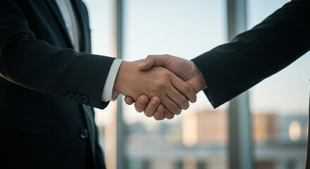 Successful Business Handshake Agreement