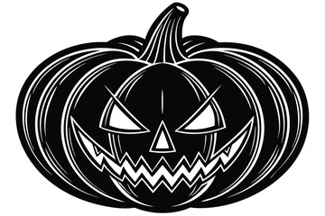 jack o  lantern pumpkin vector icon