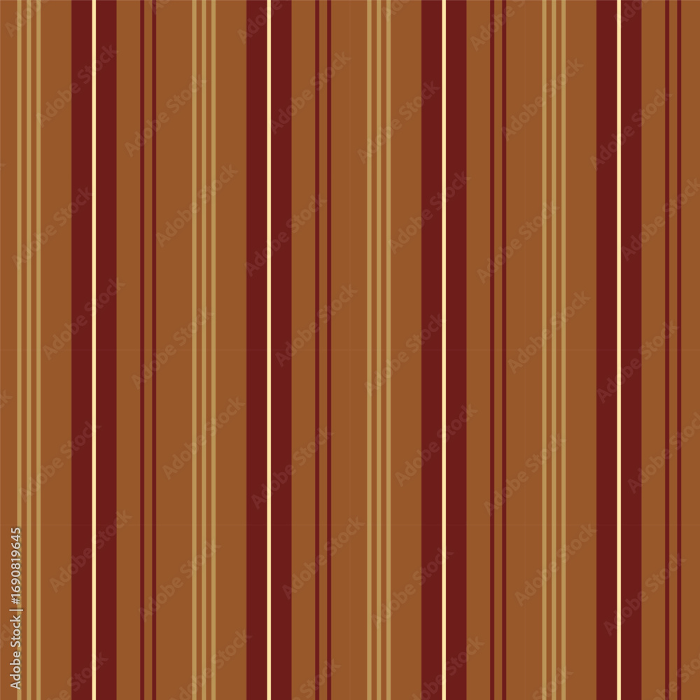 Wall mural seamless striped pattern in brown.autumn, fall stripes seamless pattern.vertical lines abstract repe
