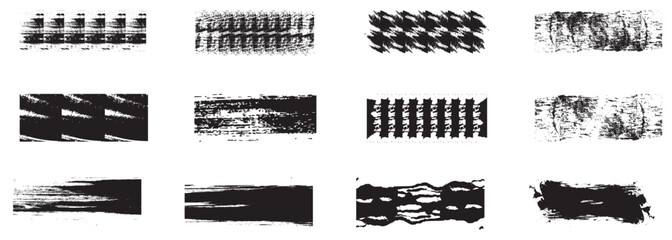 Black paint backgrounds and splatters. Grunge Brush Stroke Paint Boxes Backgrounds. Grunge design elements. Grunge black paint marker strokes vector. 