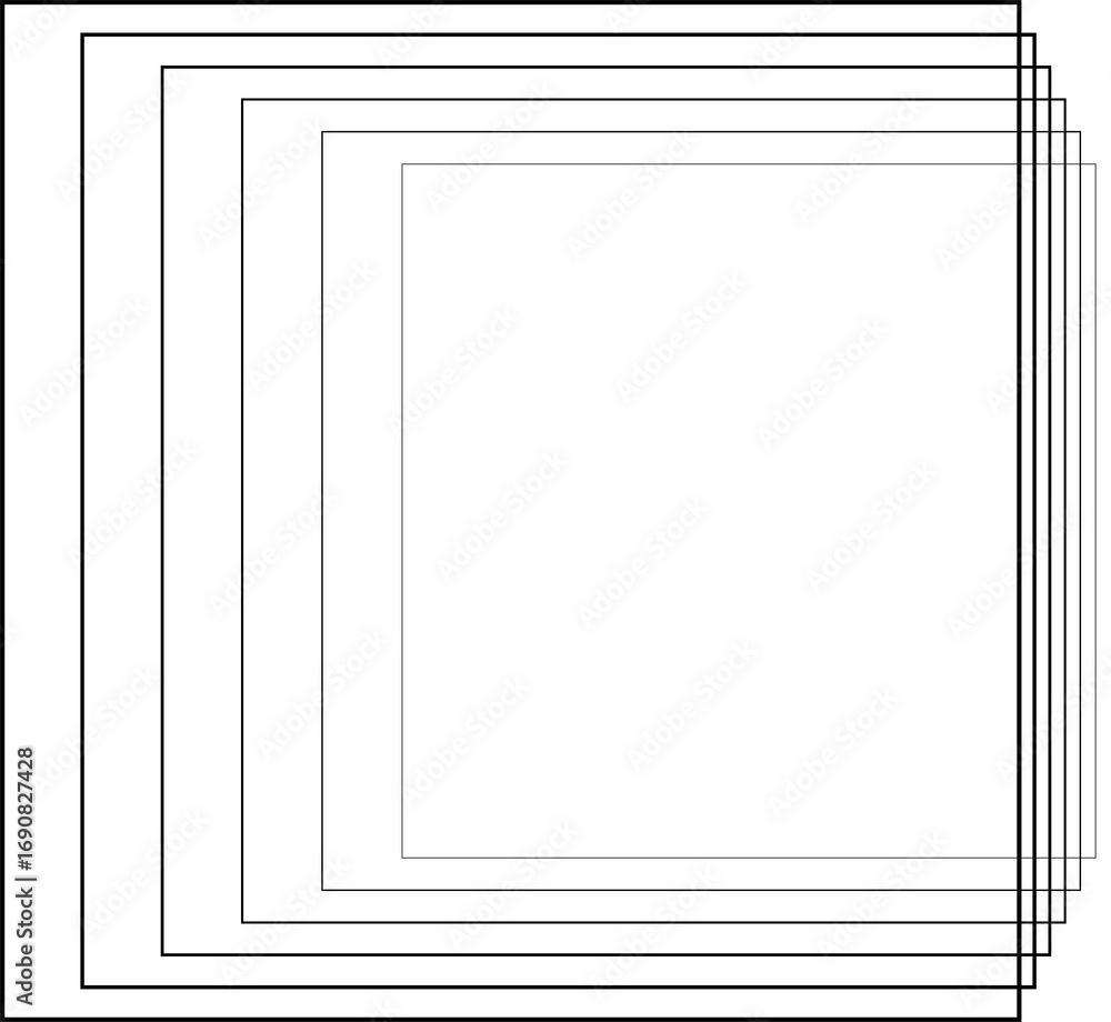 Poster square blending line halftone. technology design elements