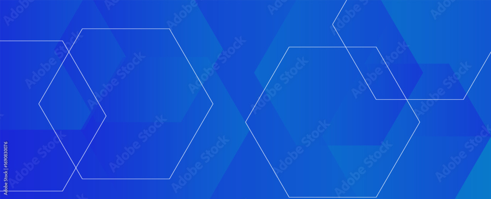 Poster blue geometric abstract background with overlap layer. modern rounded square shapes creative design.