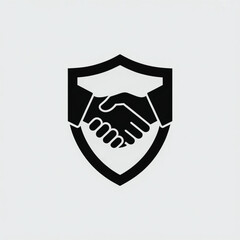 Agreement Shield: A symbolic image representing trust and collaboration, featuring a handshake within a protective shield, conveying security and reliability.