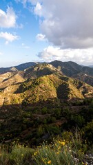 Fototapeta premium Mountain range landscape