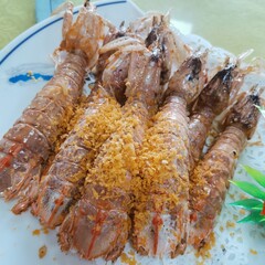 Garlic explosion shrimp