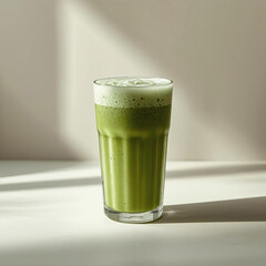 Premium Matcha Drink – Front View