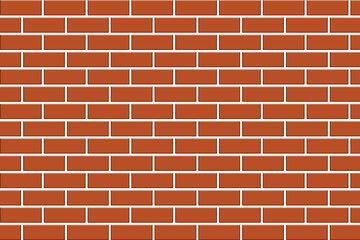 Brick wall vector background and wallpaper 