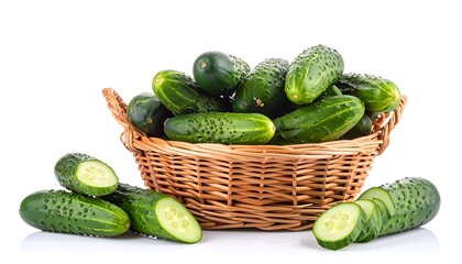 Basket of Cucumbers
